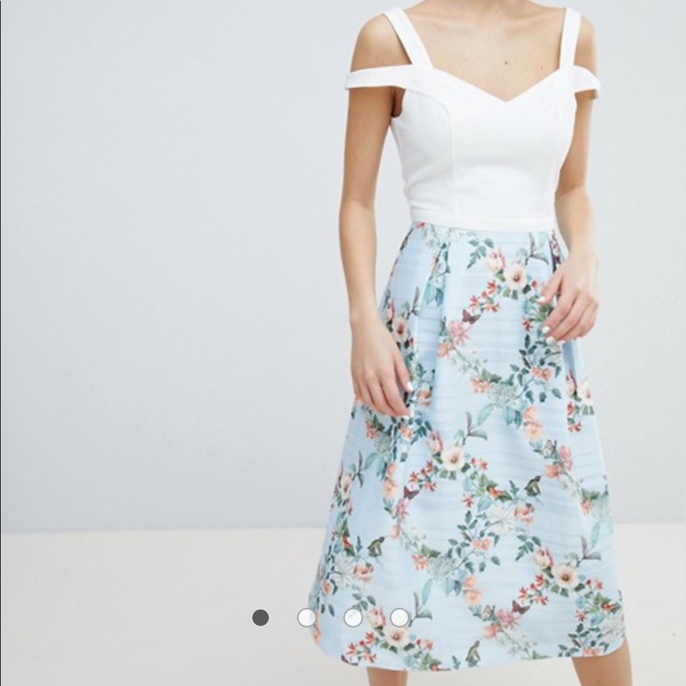 NWT floral midi dress